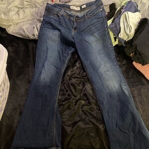 BKE Dark Blue Flare Women's Jeans